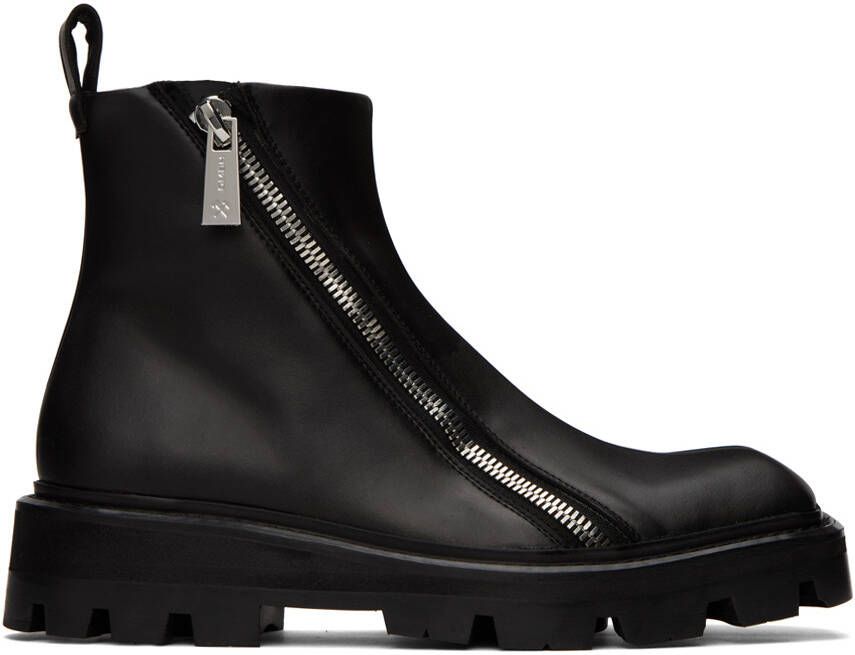 GmbH Black Double Zip Boots - Picture 5