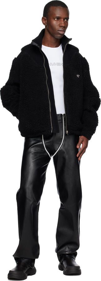 GmbH Black Faux-Leather Chelsea Boots - Picture 4