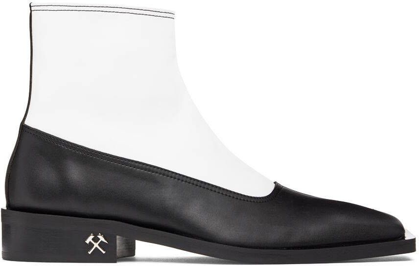 GmbH White & Black Kaan Boots - Picture 5