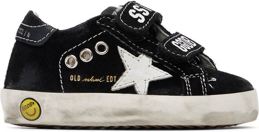 Golden Goose Baby Black Old School Sneakers - Picture 4