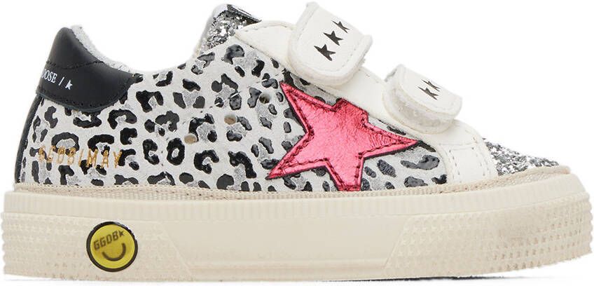 Golden Goose Baby Gray May School Sneakers - Picture 4