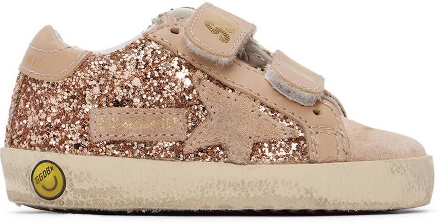 Golden Goose Baby Pink Old School Sneakers - Picture 4