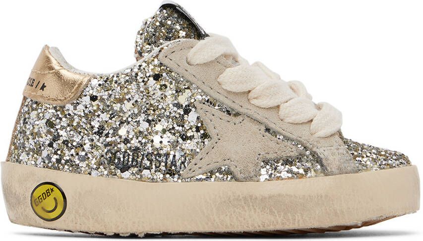 Golden Goose Baby Silver Super-Star Sneakers
