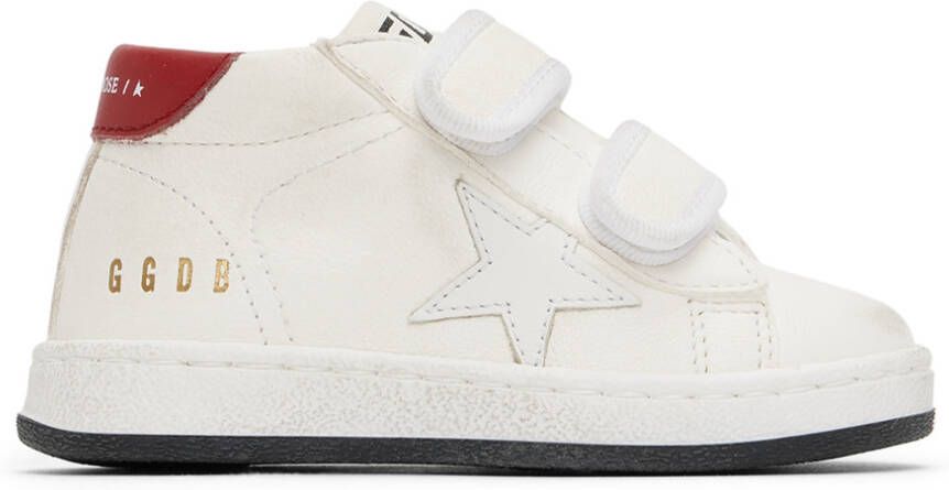 Golden Goose Baby White June Sneakers