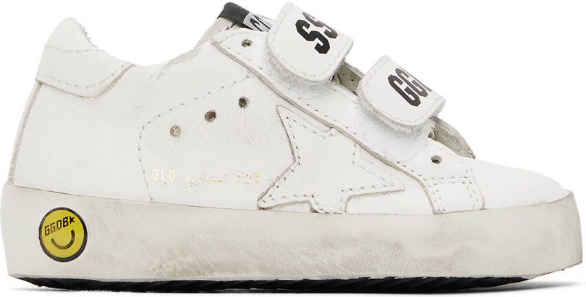 Golden Goose Baby White Old School Sneakers - Picture 2