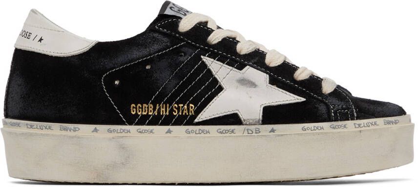 Golden Goose Black Hi Star Sneakers - Picture 5