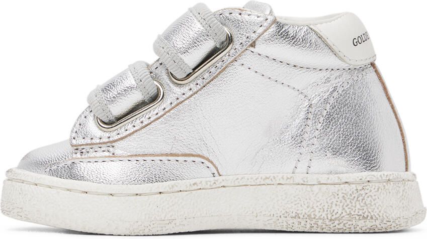 Golden Goose Baby Silver June Sneakers - Picture 2