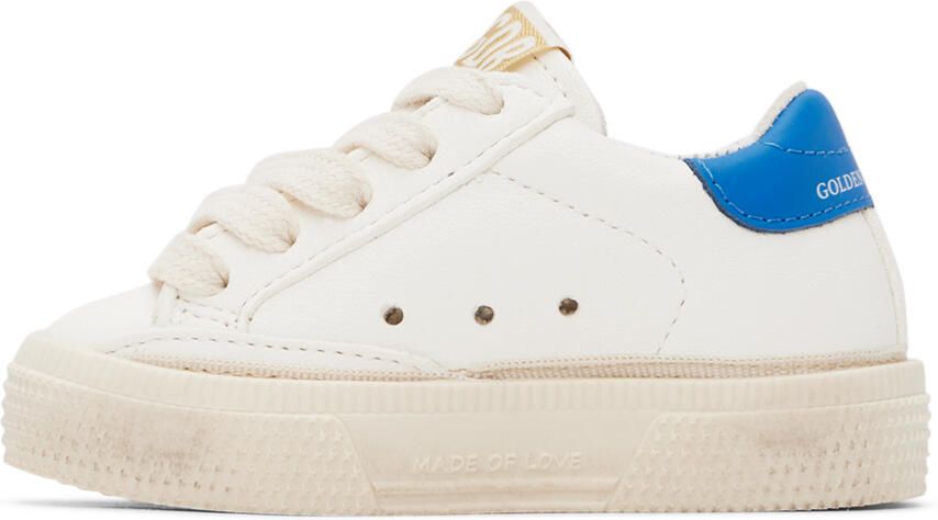 Golden Goose Baby White May Sneakers - Picture 2