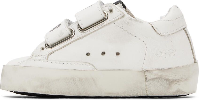 Golden Goose Baby White Old School Sneakers - Picture 3