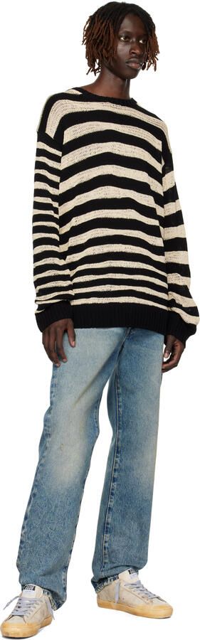 Golden Goose Beige Super-Star Penstar Sneakers - Picture 9