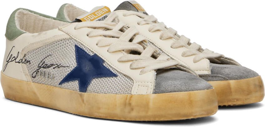 Golden Goose Beige Super-Star Sneakers - Picture 2