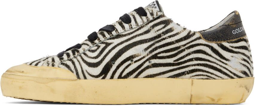 Golden Goose Black & White Superstar Classic Sneakers - Picture 3