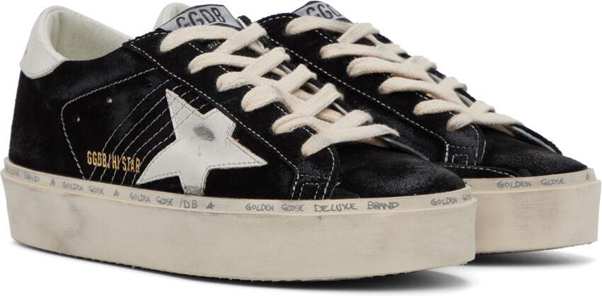 Golden Goose Black Hi Star Sneakers - Picture 2