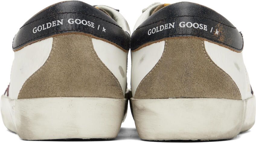 Golden Goose Blue & White Super -Star Sneakers