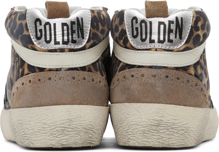 Golden Goose Brown & Black Mid Star Classic Sneakers