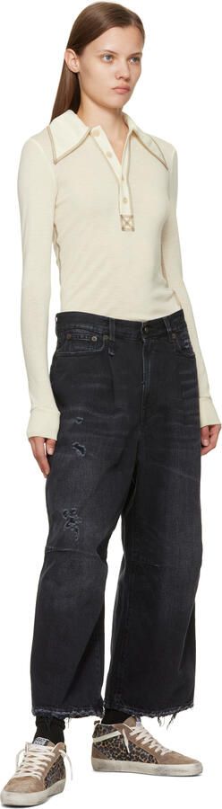 Golden Goose Brown & Black Mid Star Classic Sneakers - Picture 4