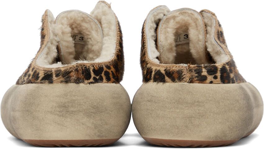 Golden Goose Brown Space-Star Sabot Sneakers - Picture 2