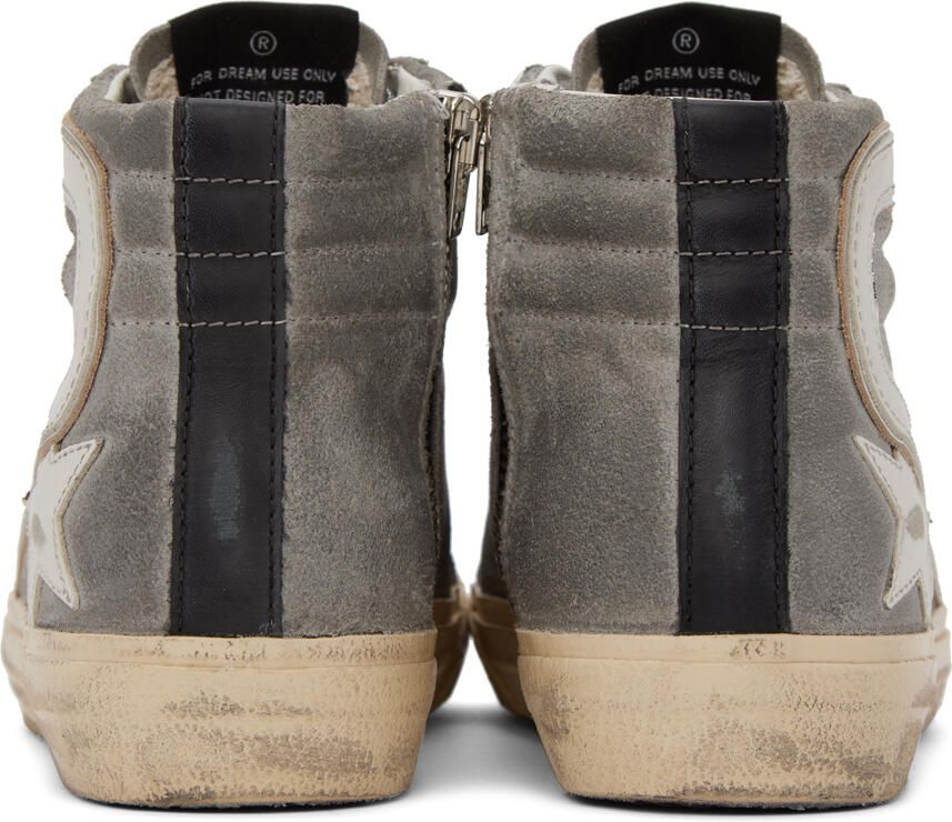 Golden Goose Gray Slide Sneakers