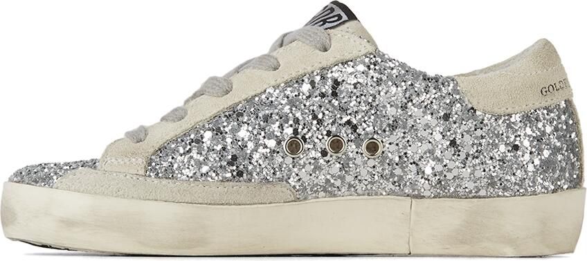 Golden Goose Kids Silver Super-Star Classic Sneakers - Picture 3