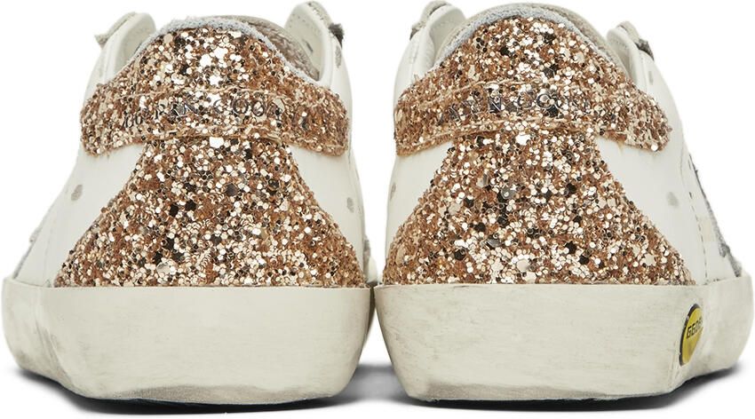 Golden Goose Kids White & Silver Super-Star Classic Sneakers
