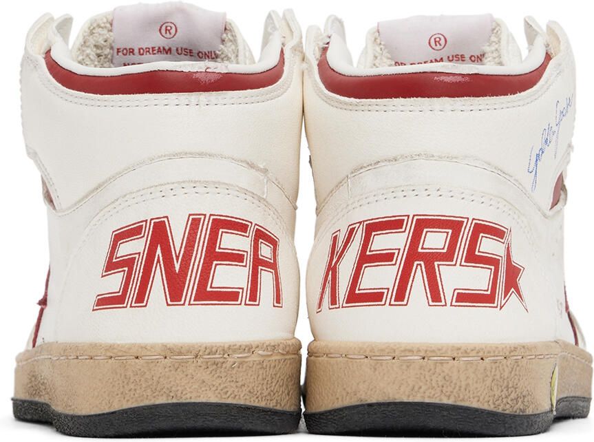 Golden Goose Kids White Sky Star Sneakers