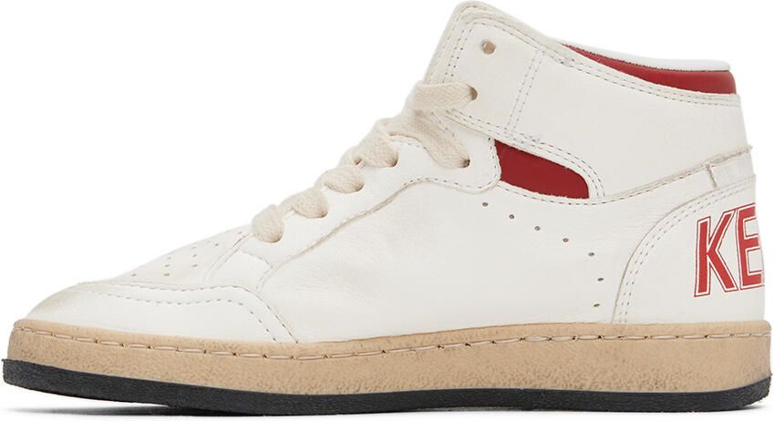 Golden Goose Kids White Sky Star Sneakers - Picture 3