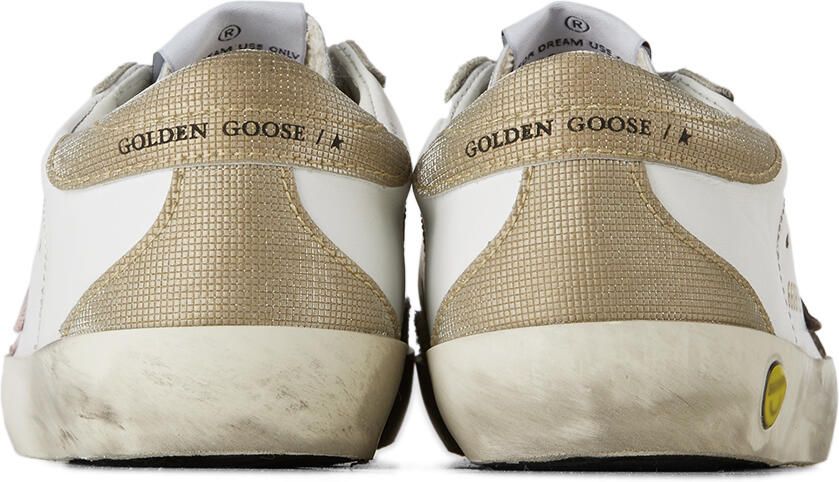 Golden Goose Kids White Super-Star Classic Spur Sneakers
