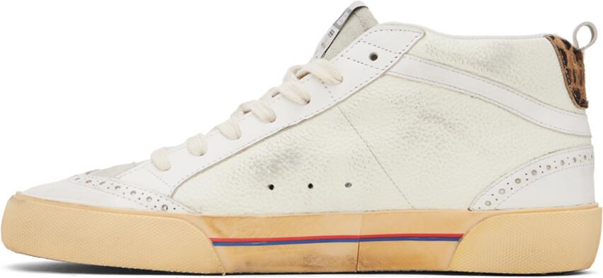 Golden Goose Off-White Mid Star Sneakers - Picture 3