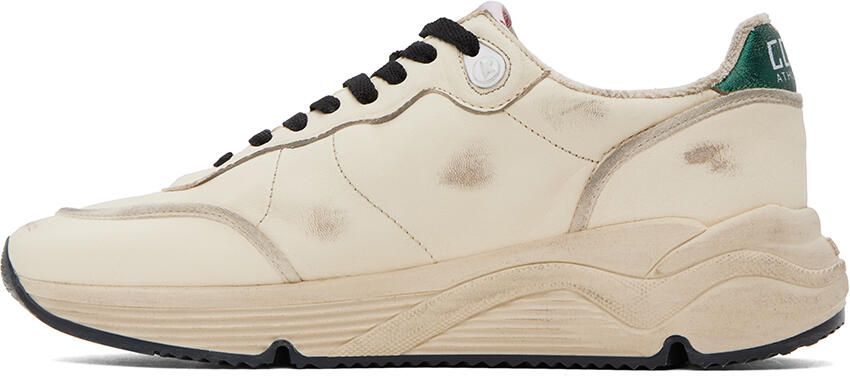 Golden Goose Off-White Running Sole Sneakers - Picture 3