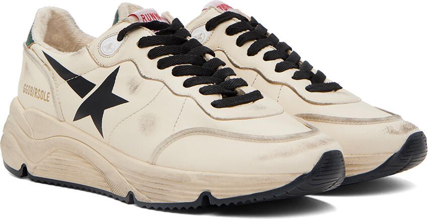 Golden Goose Off-White Running Sole Sneakers - Picture 2
