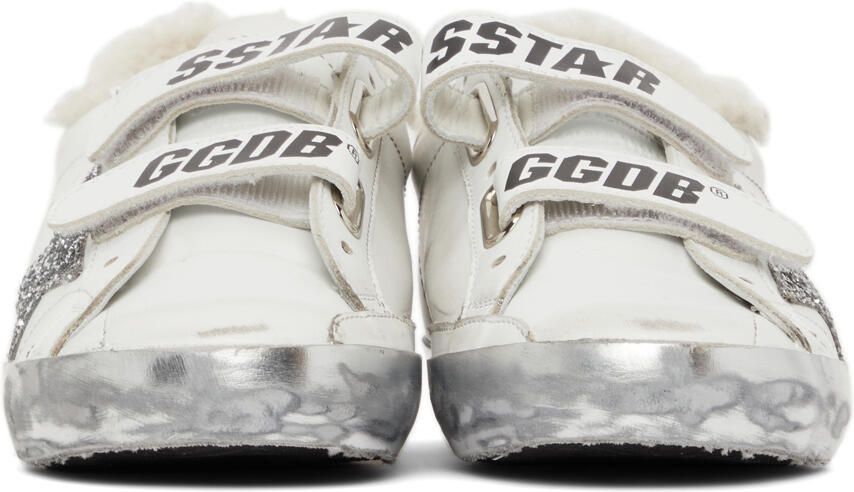 Golden Goose Shearling & Glitter Old School Sneakers - Picture 3