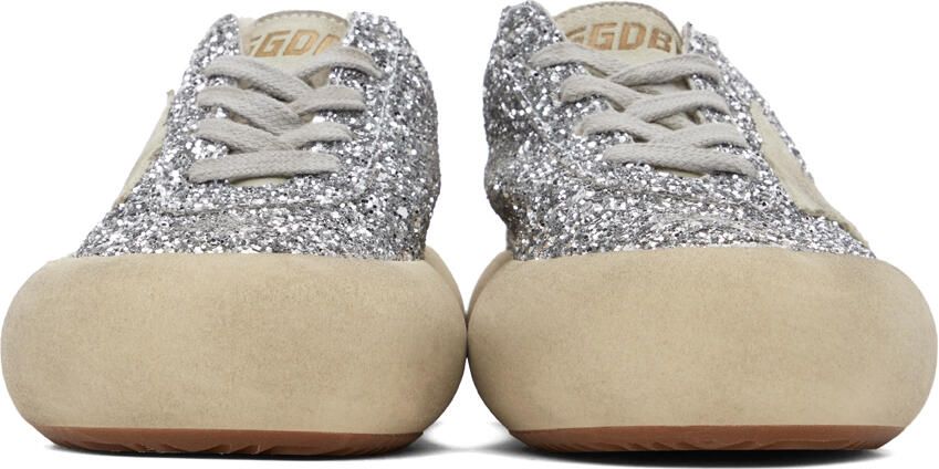 Golden Goose Silver Space-Star Sabot Sneakers - Picture 3