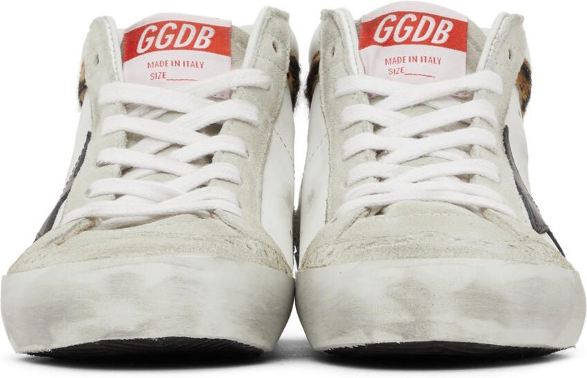 Golden Goose SSENSE Exclusive Mid Star Leopard Sneakers - Picture 3
