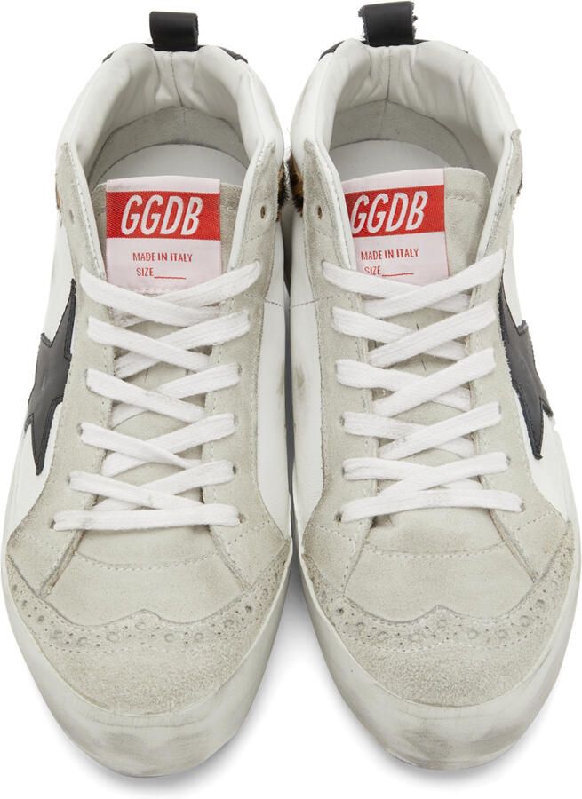 Golden Goose SSENSE Exclusive Mid Star Leopard Sneakers