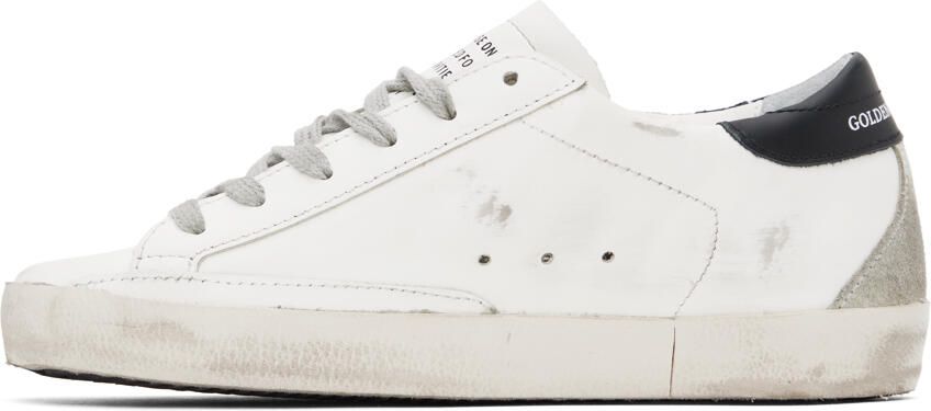 Golden Goose SSENSE Exclusive White & Black Super-Star Classic Sneakers - Picture 3