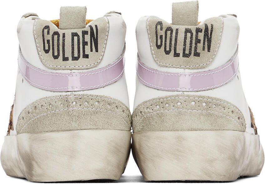 Golden Goose SSENSE Exclusive White & Grey Mid Star Classic Sneakers - Picture 2