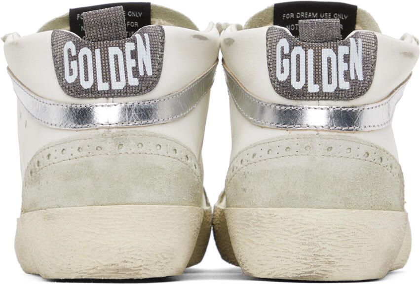 Golden Goose SSENSE Exclusive White Mid Star Sneakers