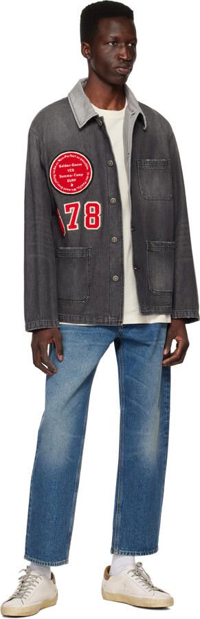 Golden Goose White & Brown Super-Star Classic Sneakers - Picture 4