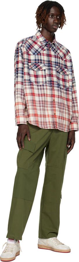 Golden Goose White & Red Ball Star Sneakers - Picture 4