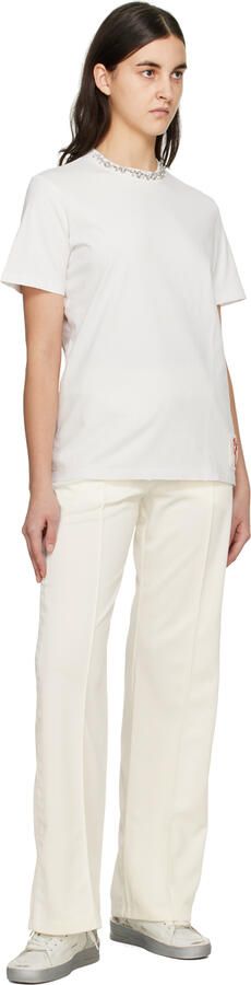 Golden Goose White & Silver Stardan Sneakers - Picture 4