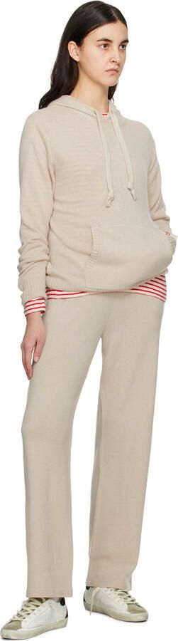 Golden Goose White & Taupe Super-Star Sneakers - Picture 4