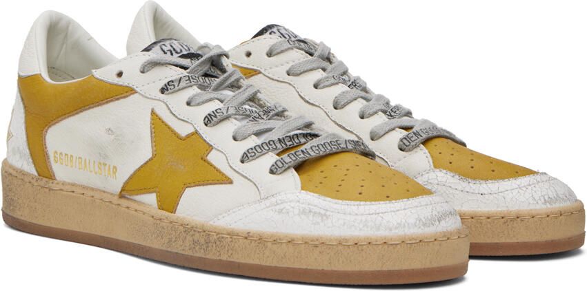 Golden Goose White Ball Star Sneakers - Picture 2