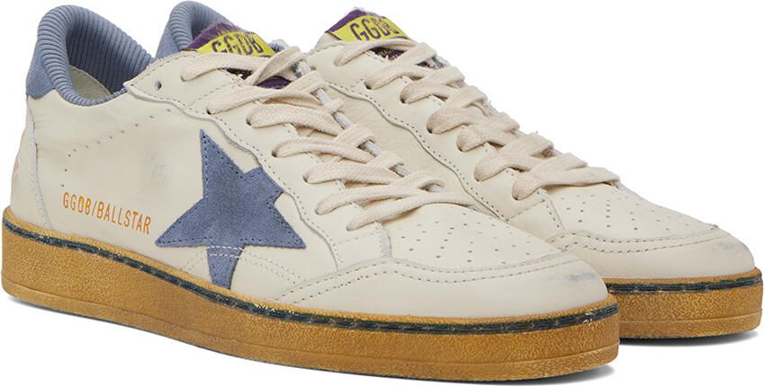 Golden Goose White Ball Star Sneakers - Picture 2