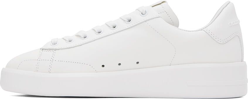 Golden Goose White Purestar Sneakers - Picture 3