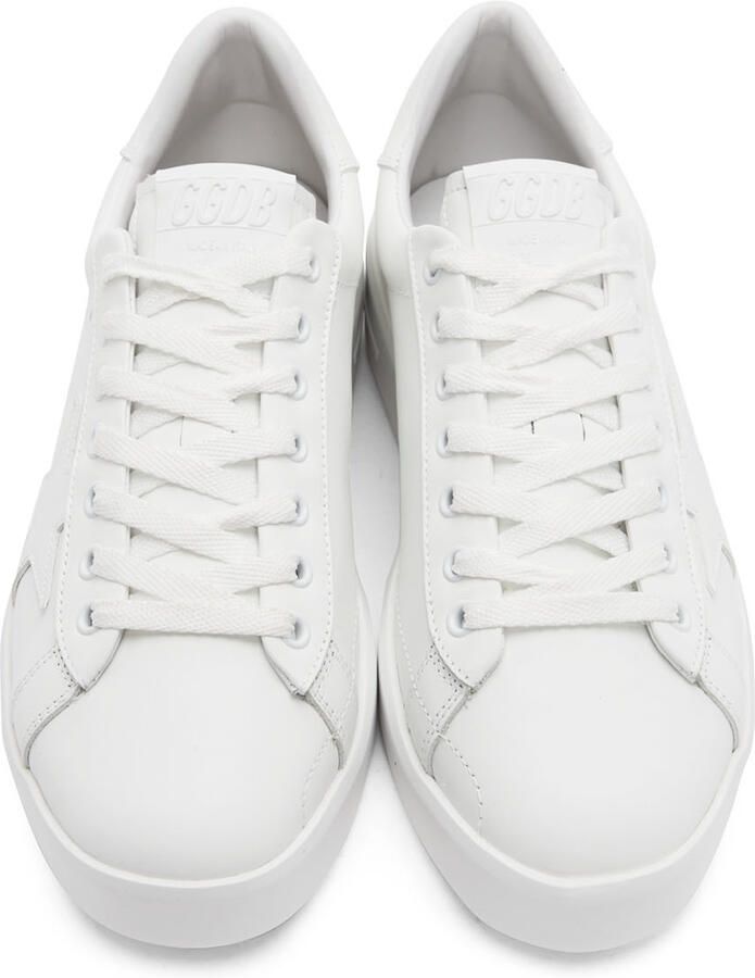 Golden Goose White Purestar Sneakers