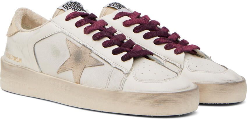 Golden Goose White Stardan Sneakers - Picture 4