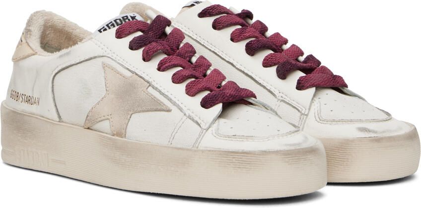 Golden Goose White Stardan Sneakers - Picture 3