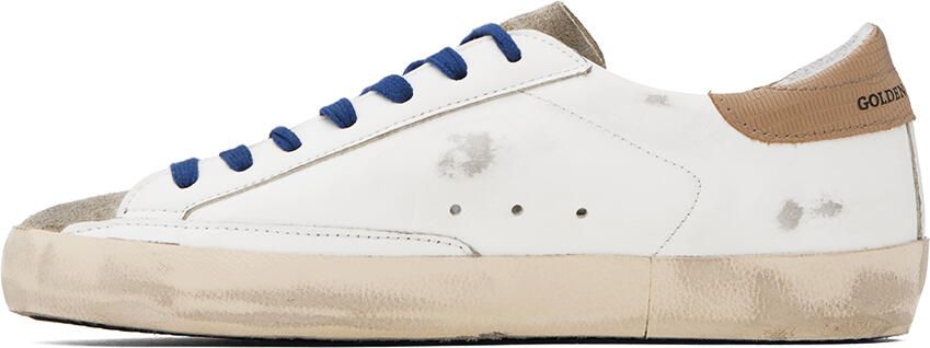 Golden Goose White Super-Star Sneakers - Picture 3