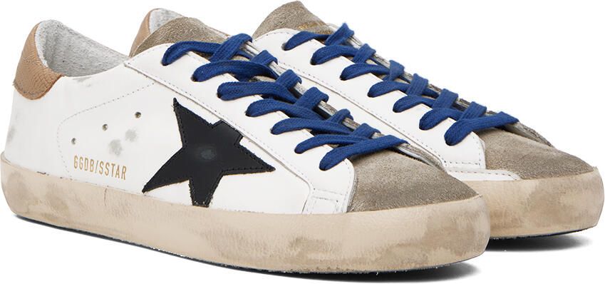 Golden Goose White Super-Star Sneakers - Picture 2