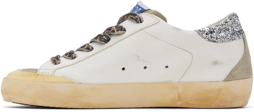 Golden Goose White Super-Star Sneakers - Picture 3
